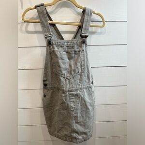 BDG Urban Outfitters Sage Green Overall Dress